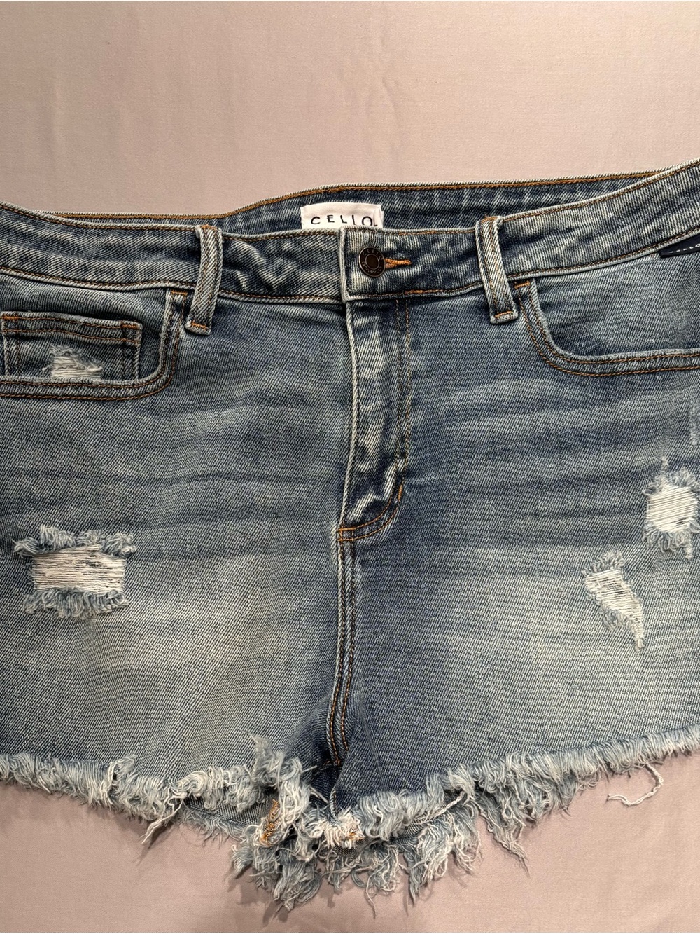 Cello  Distressed cutoff Denim Shorts summer  light blue women’s XL